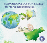 Mednarodna dostava cvetja z Cvetličarno Omers in Teleflora International