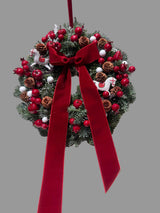 Žametnja pentlja Venček za na vrata