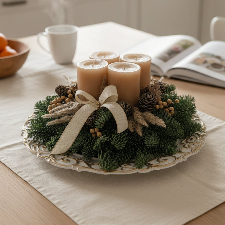 ZIMSKI KAPUČINO - Adventni venček