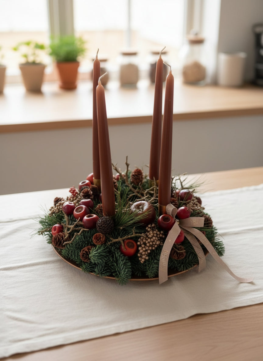 DIŠEČE JABOLKO - Adventni venček